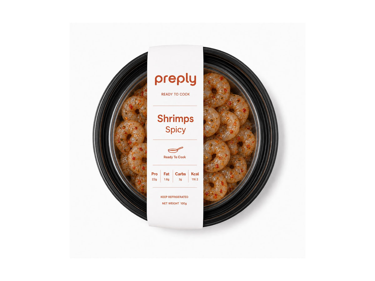 Shrimps Spicy - ready to cook